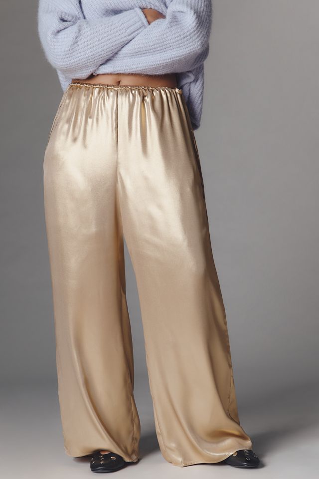 Maeve Liquid Shine Party Pull-On Pants #5
