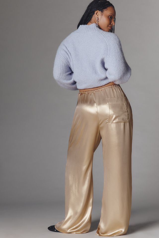 Maeve Liquid Shine Party Pull-On Pants #6