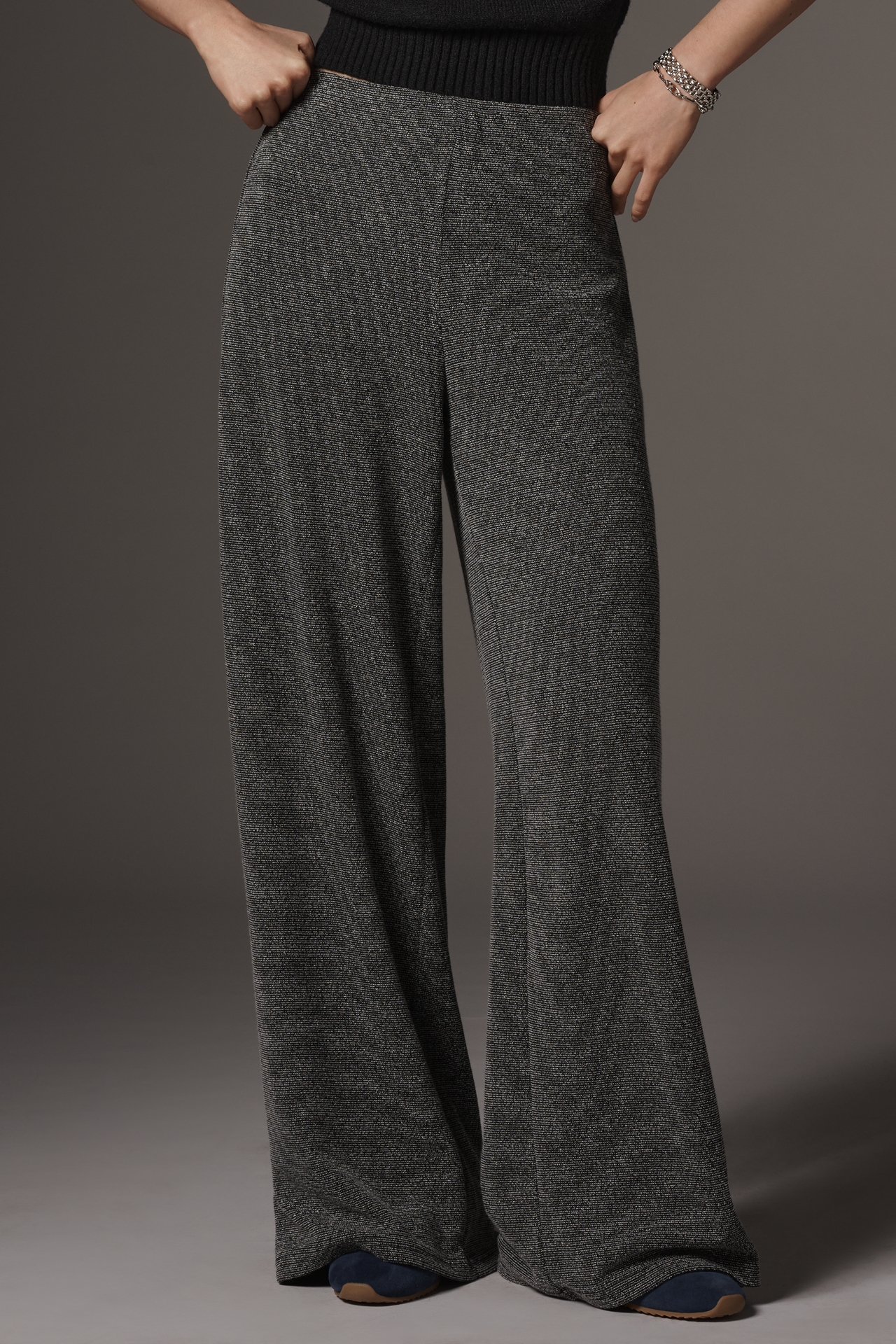 By Anthropologie Full-Length High-Rise Knit Pants