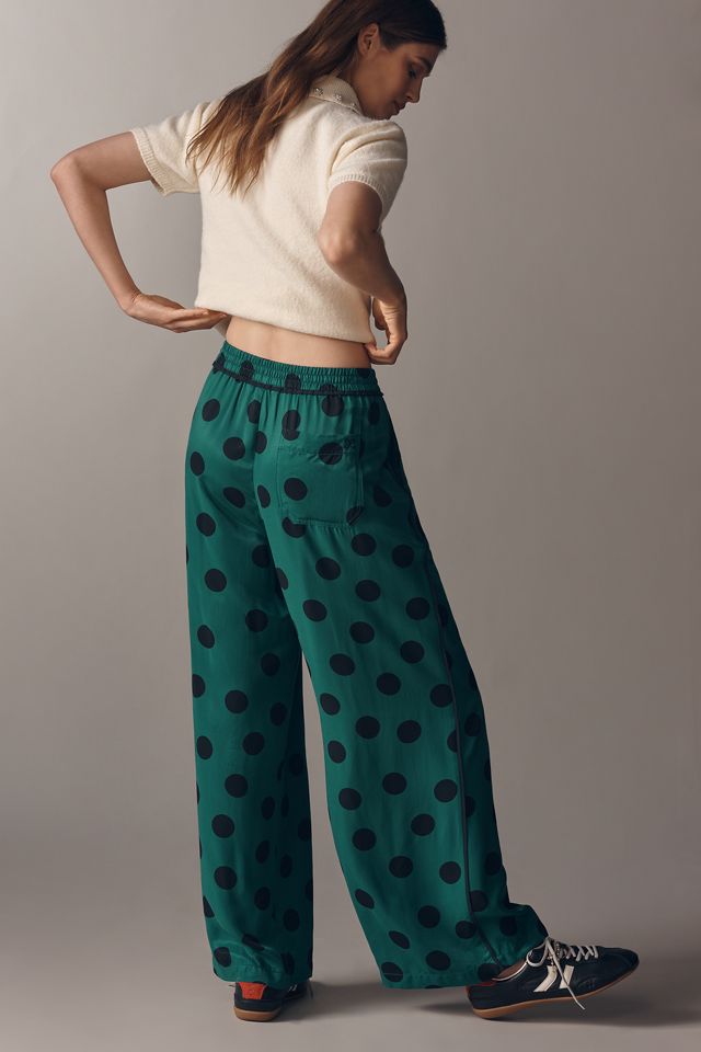 The Brooklin Printed Wide-Leg Pull-On Pants by Maeve #2