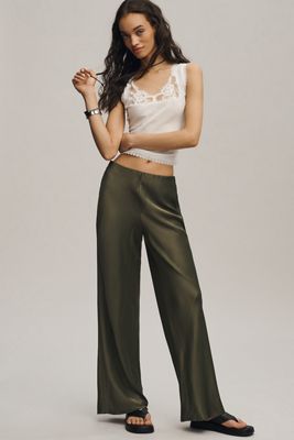 Tilda Pull-On Wide-Leg Pants
