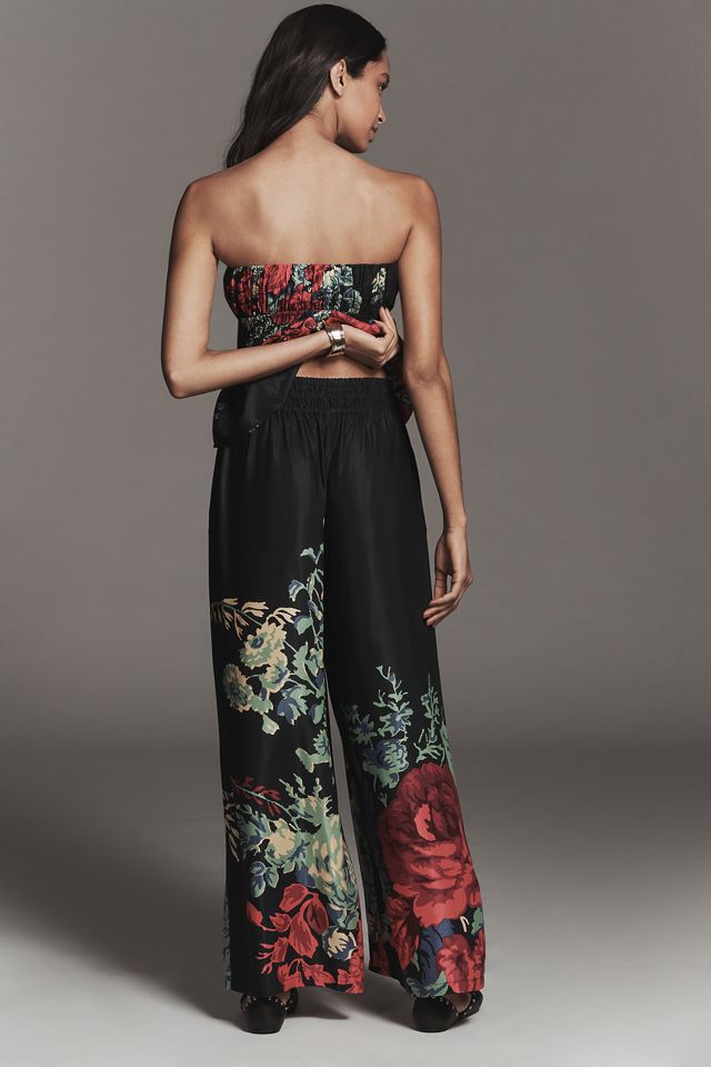 The Somerset Silky Printed Wide-Leg Pull-On Pants #2