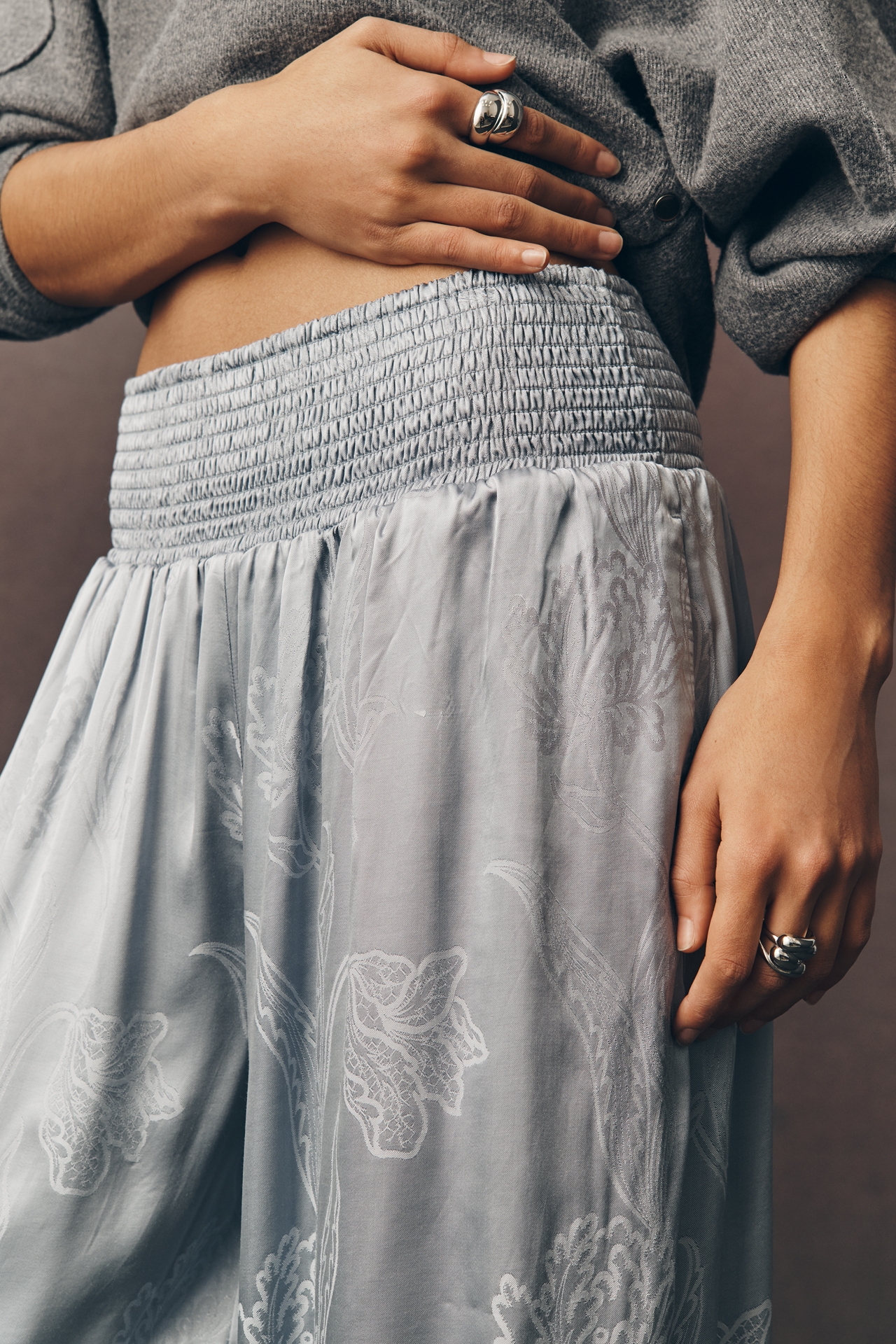 By Anthropologie Jacquard Balloon Pants