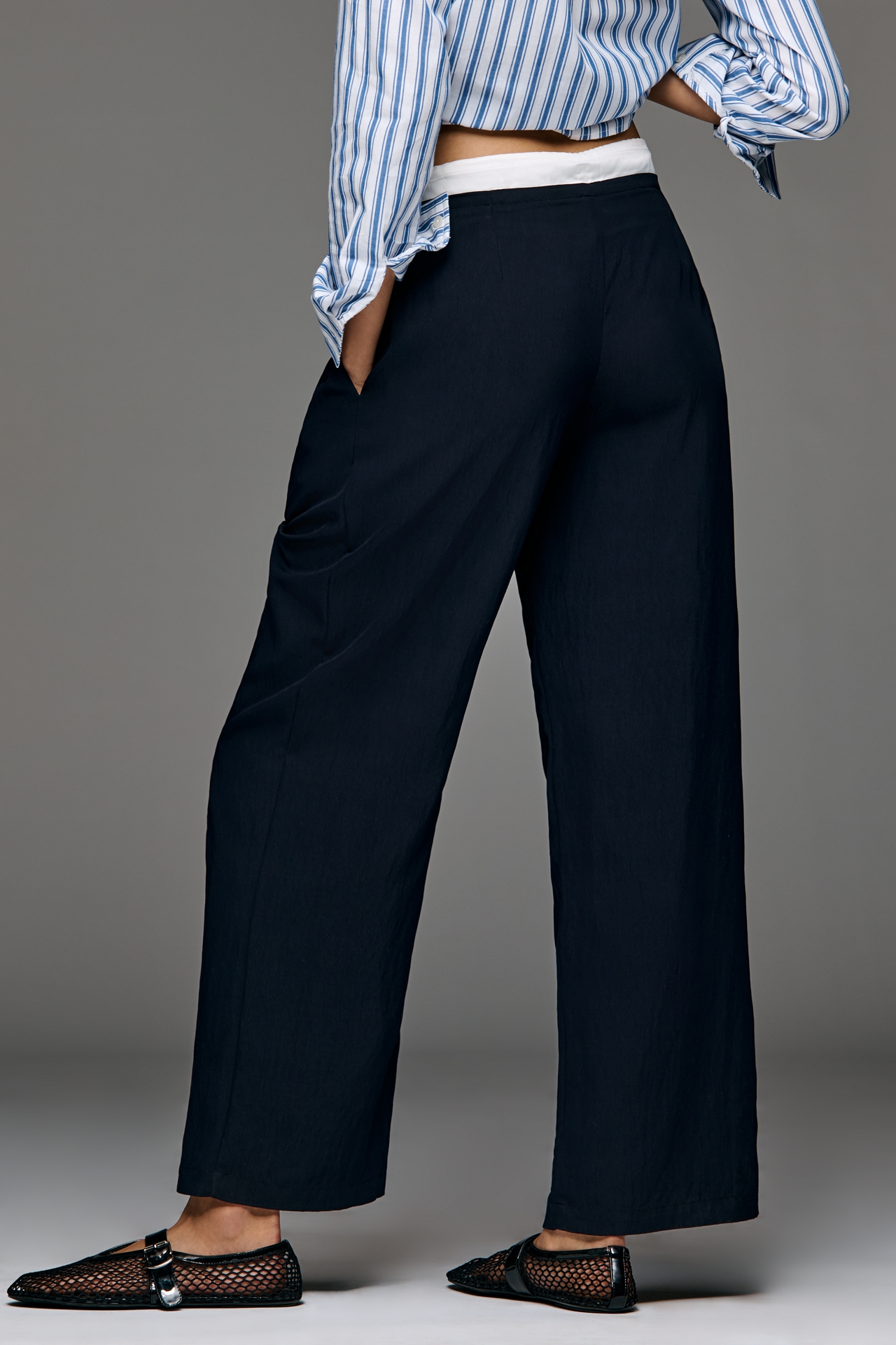 Maeve Combo Drawcord Trousers