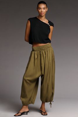 Pantaloni Harem Drappeggiati By Anthropologie