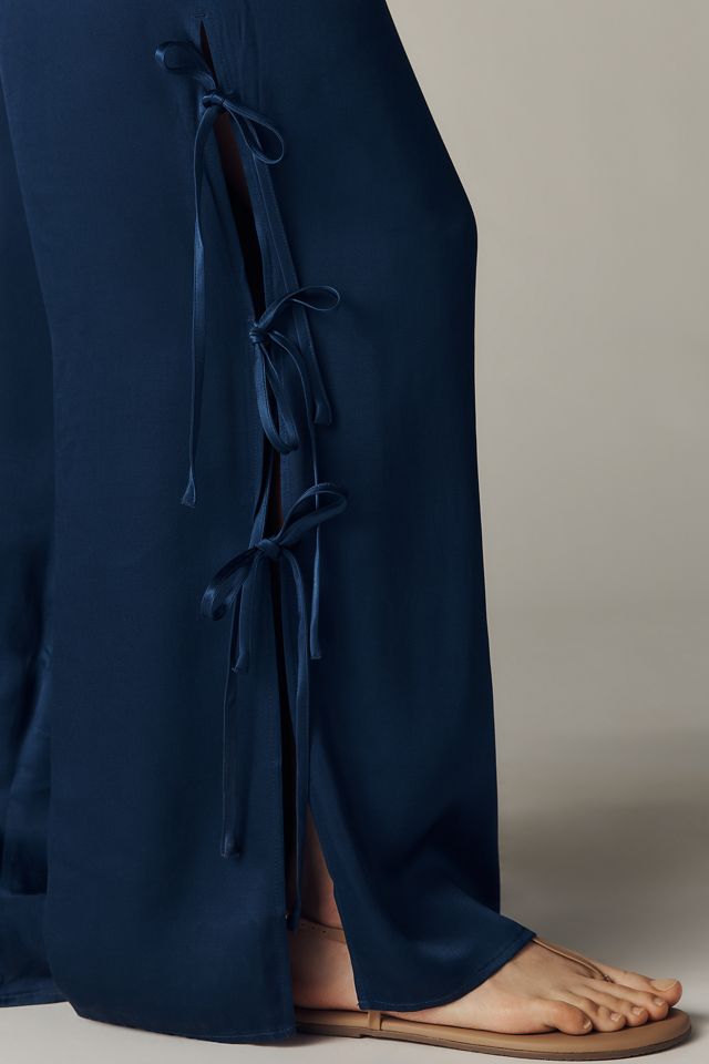 Maeve Seidige Bindehose mit weitem Bein #3
