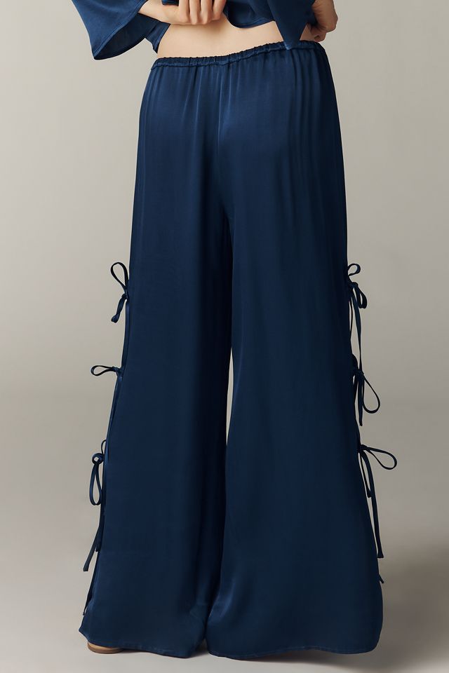 Maeve Seidige Bindehose mit weitem Bein #1
