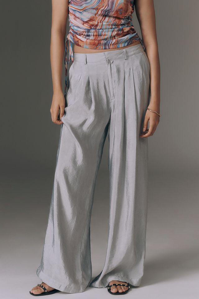 I Pantaloni Trasparenti a Gamba Larga Avery di Maeve #3