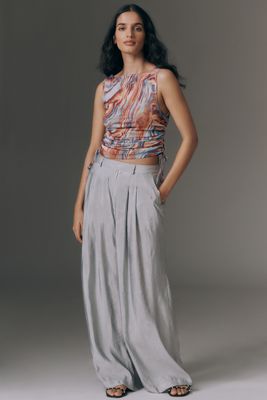 I Pantaloni Trasparenti a Gamba Larga Avery di Maeve