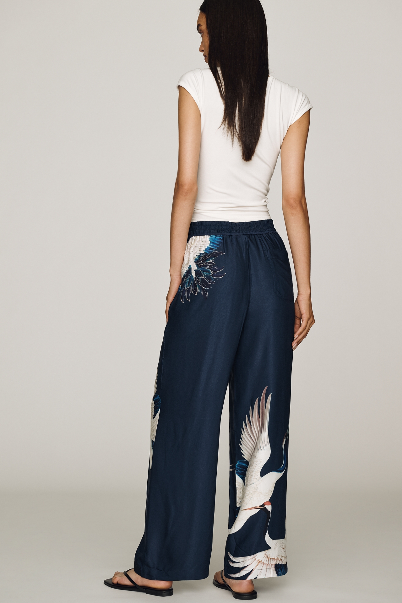Maeve Brooklin Wide-Leg Track Pants