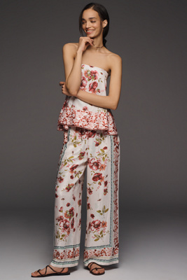 Brooklin Wide Leg Track Pants by Maeve