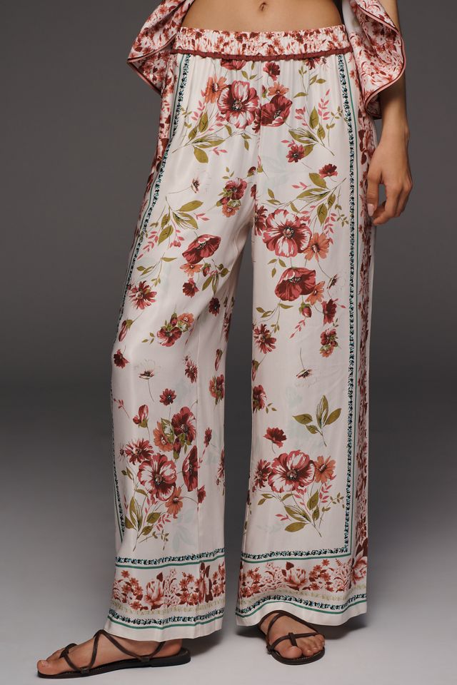 Brooklin Wide Leg Track Pants by Maeve #1