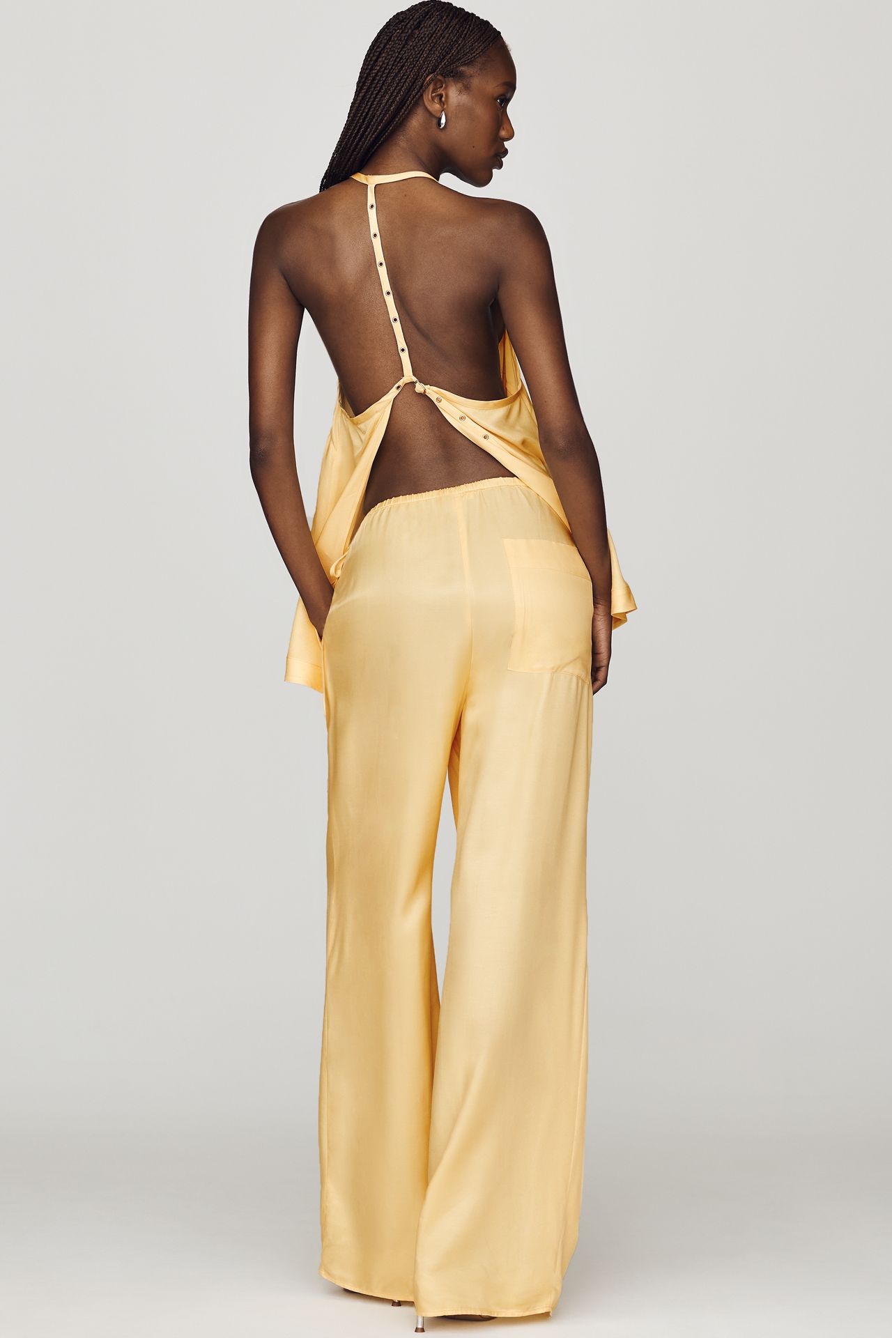 By Anthropologie Silky Wide-Leg Pants
