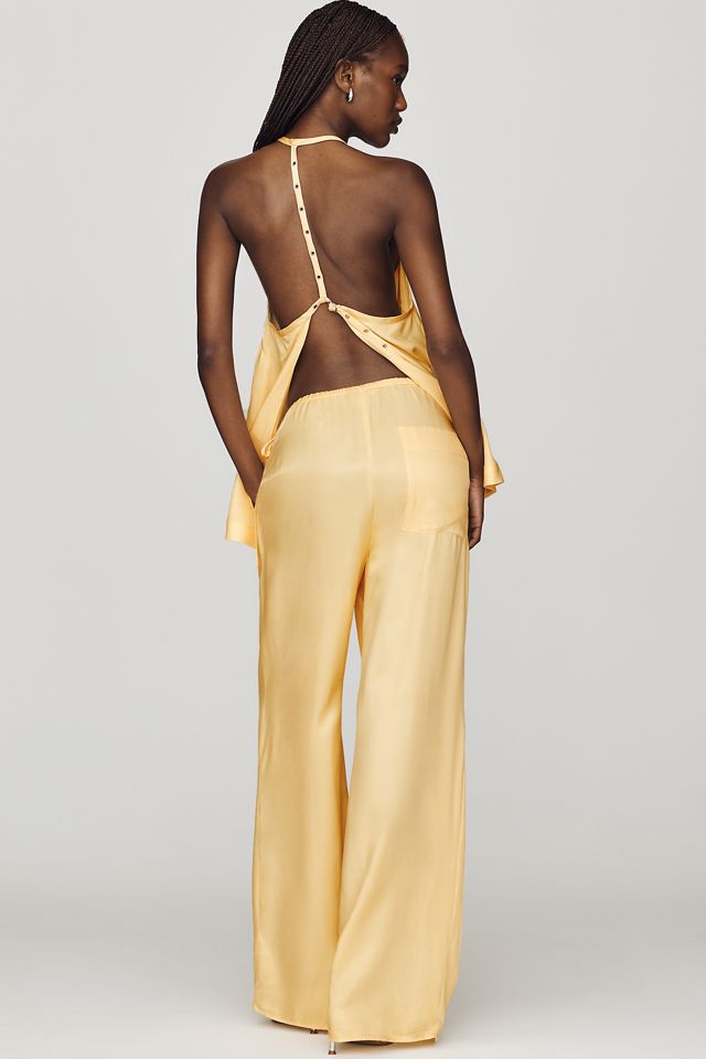 By Anthropologie Silky Wide-Leg Trousers #3