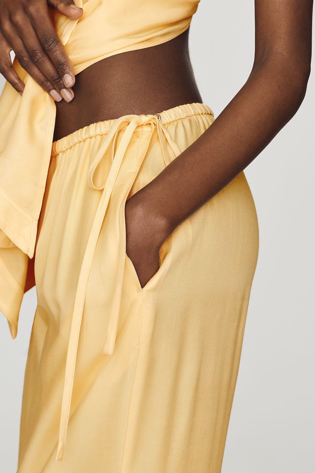 By Anthropologie Silky Wide-Leg Trousers #4