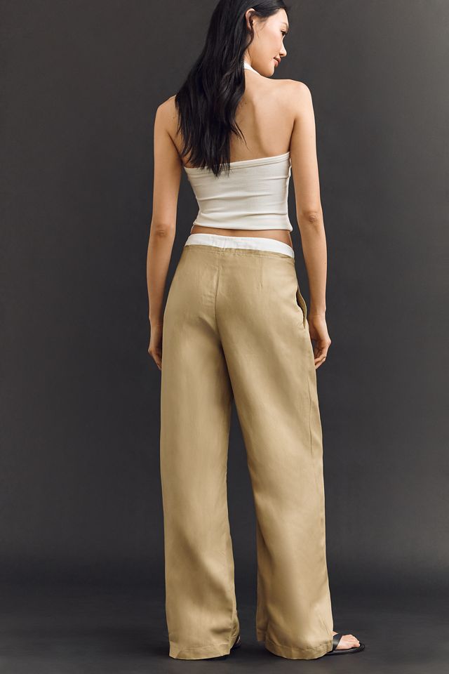 Maeve Double Waistband Pull-On Pants | Anthropologie