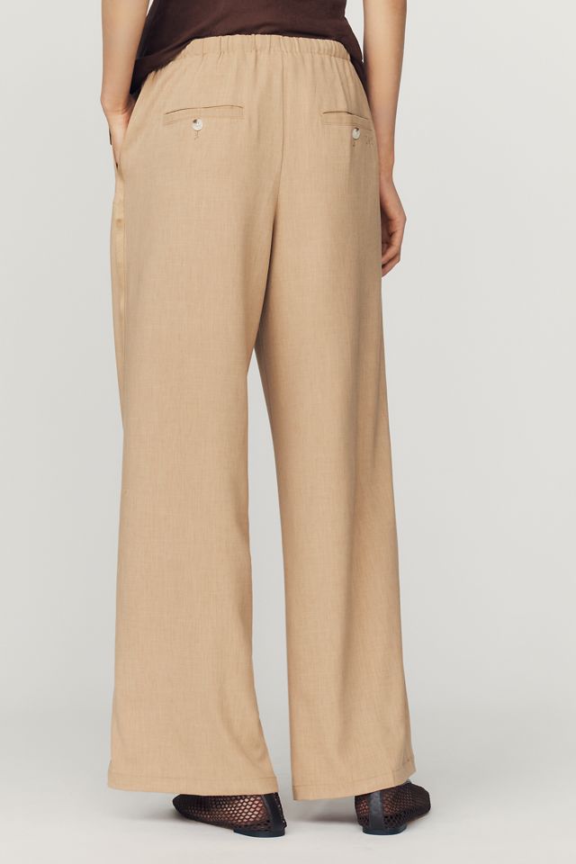 Maeve Landry Pleated Wide-Leg Trousers #3