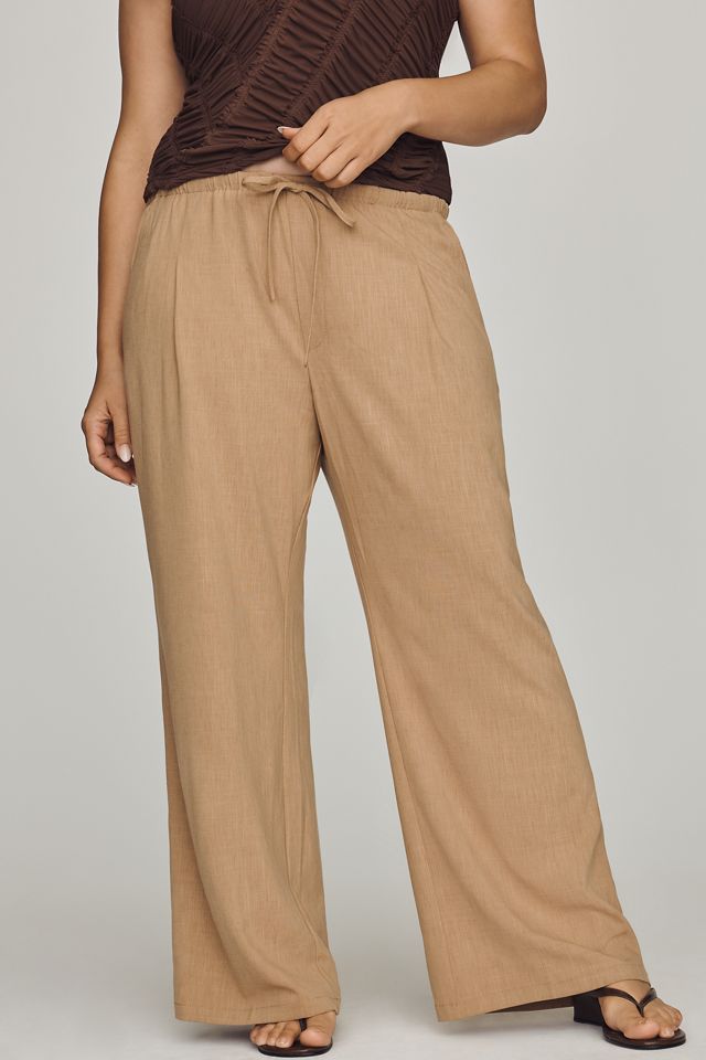Maeve Landry Pleated Wide-Leg Trousers #5