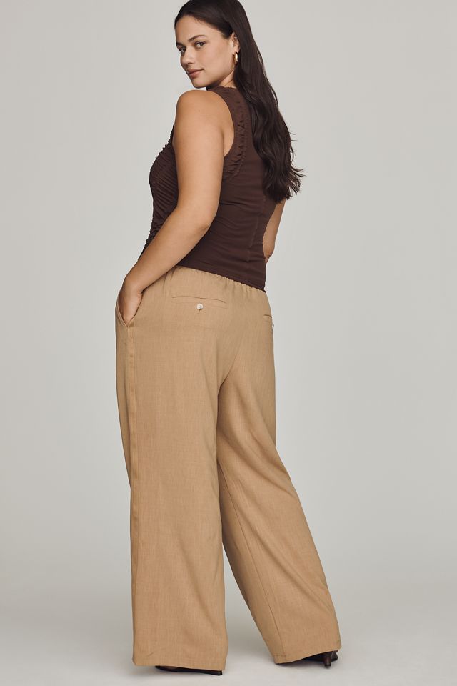 Maeve Landry Pleated Wide-Leg Trousers #6
