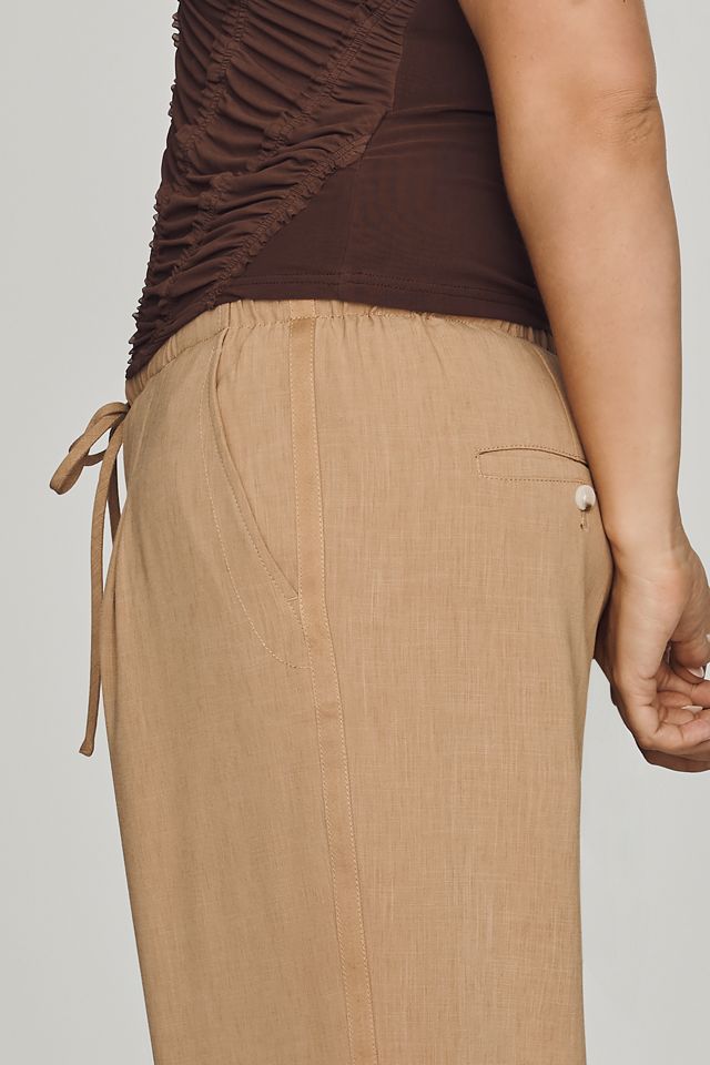 Maeve Landry Pleated Wide-Leg Trousers #7