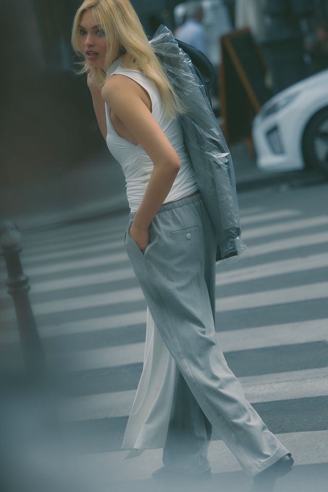 Maeve Pleated Wide-Leg Trousers #2