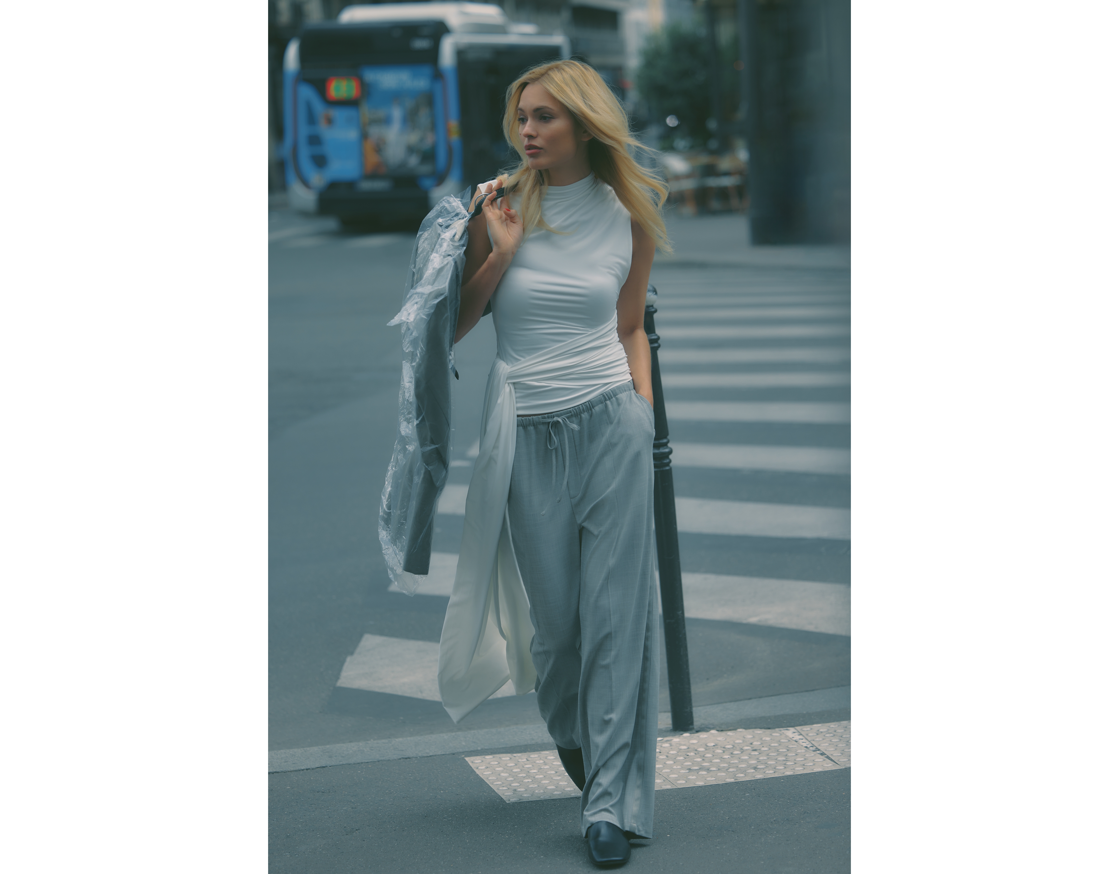 Maeve Pleated Wide-Leg Trousers