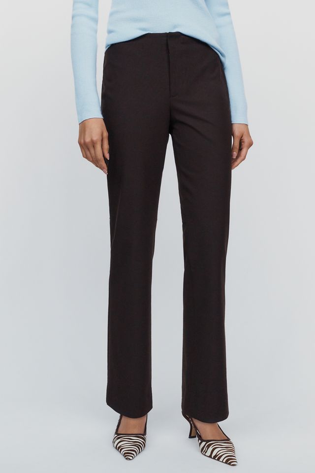 Pantalones Slim Y2K de Tiro Medio Maeve #1
