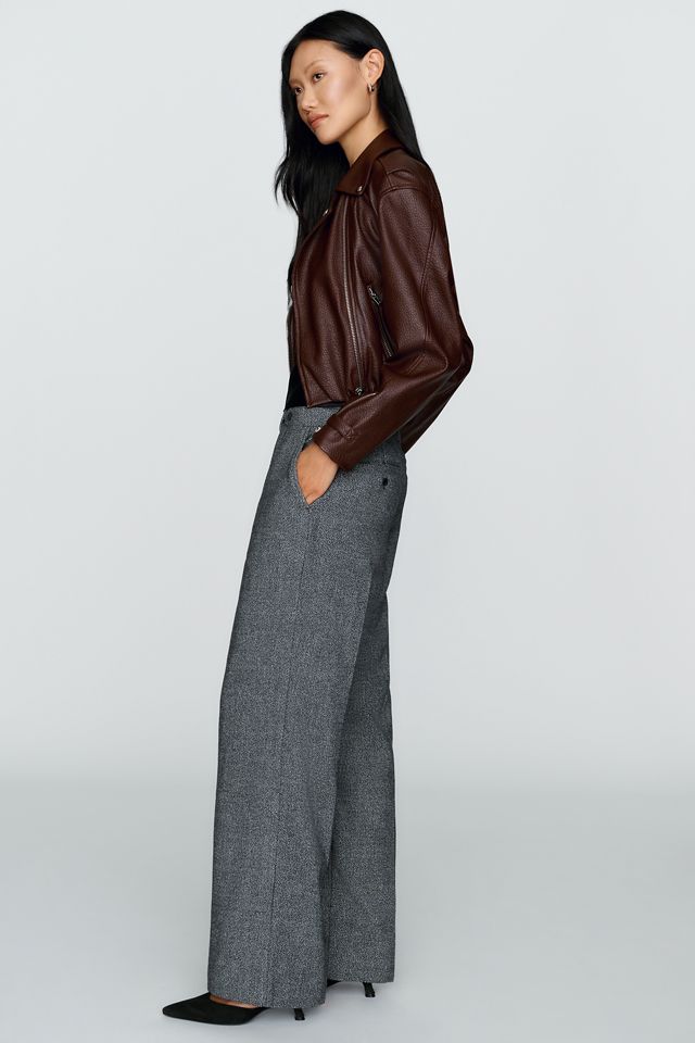 Maeve Wool-Blend Low-Rise Trousers #2
