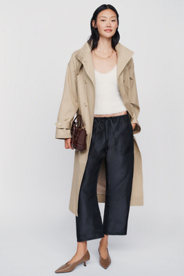 Maeve Marnie Taffeta Tapered Pants by Anthropologie