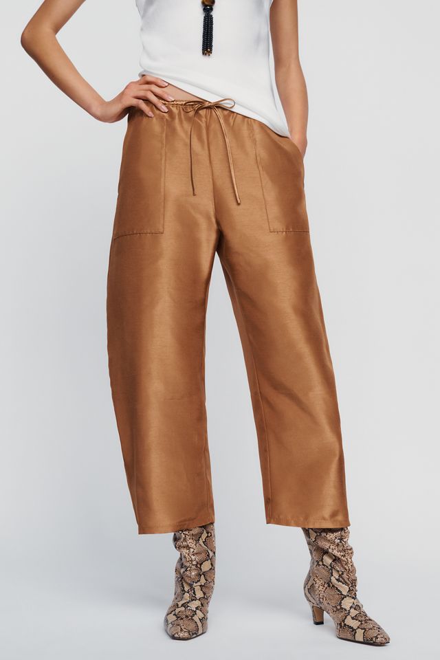 Pantalones Cónicos de Tafetán Marnie Maeve #2