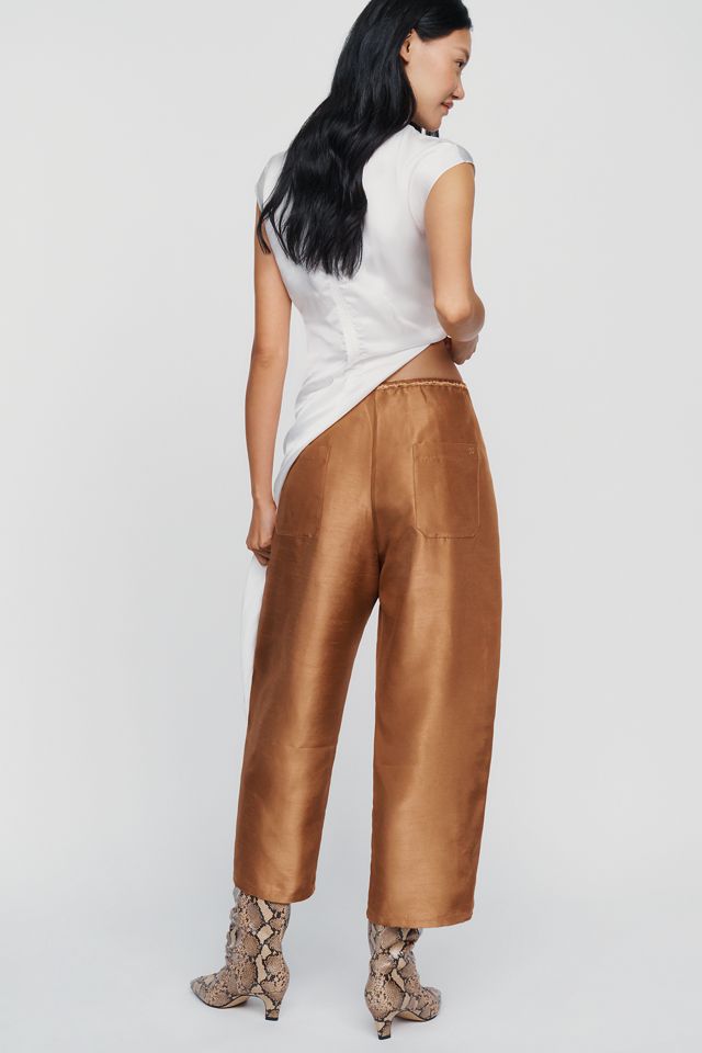 Pantalones Cónicos de Tafetán Marnie Maeve #3
