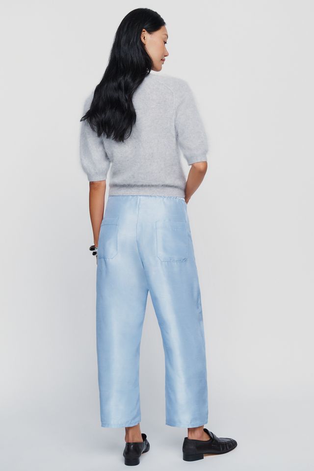 Maeve Marnie Taffeta Tapered Pants #4