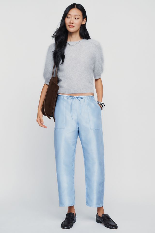 Maeve Marnie Taffeta Tapered Pants #1
