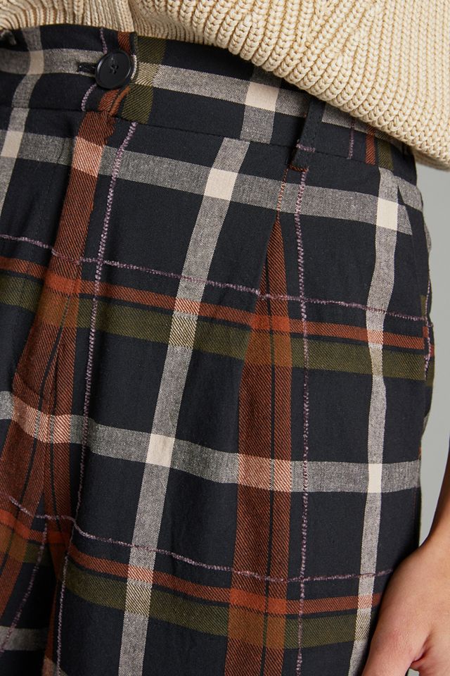 Straight Plaid Pants #1