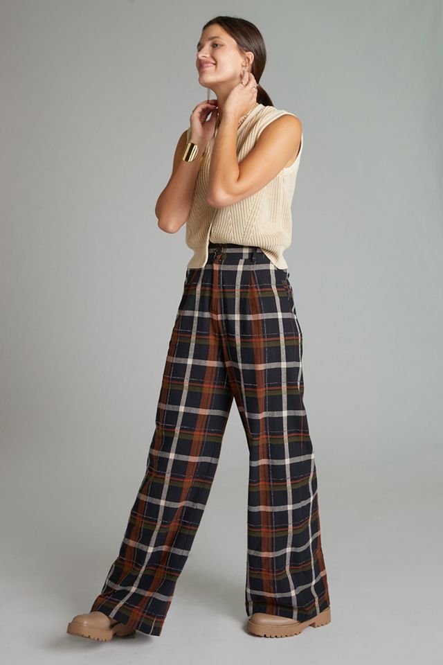 Straight Plaid Pants #3