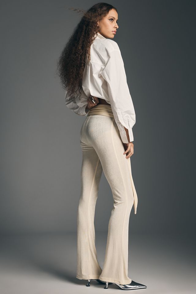 Lioness Butterfly Belted Knit Pants #2