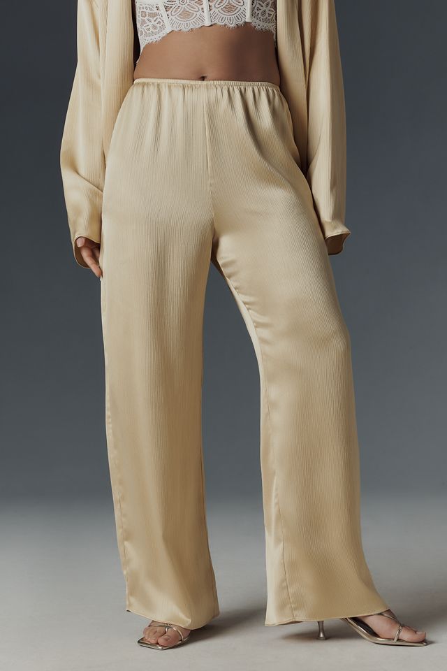 Mare Mare Pleated Satin Pants #5