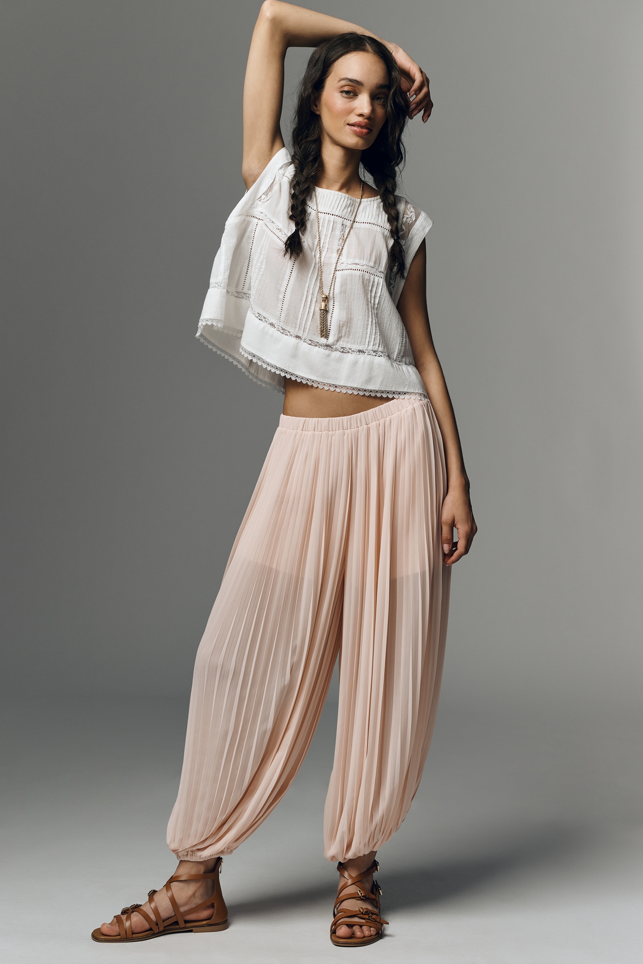 Mare Pleated Balloon Pants