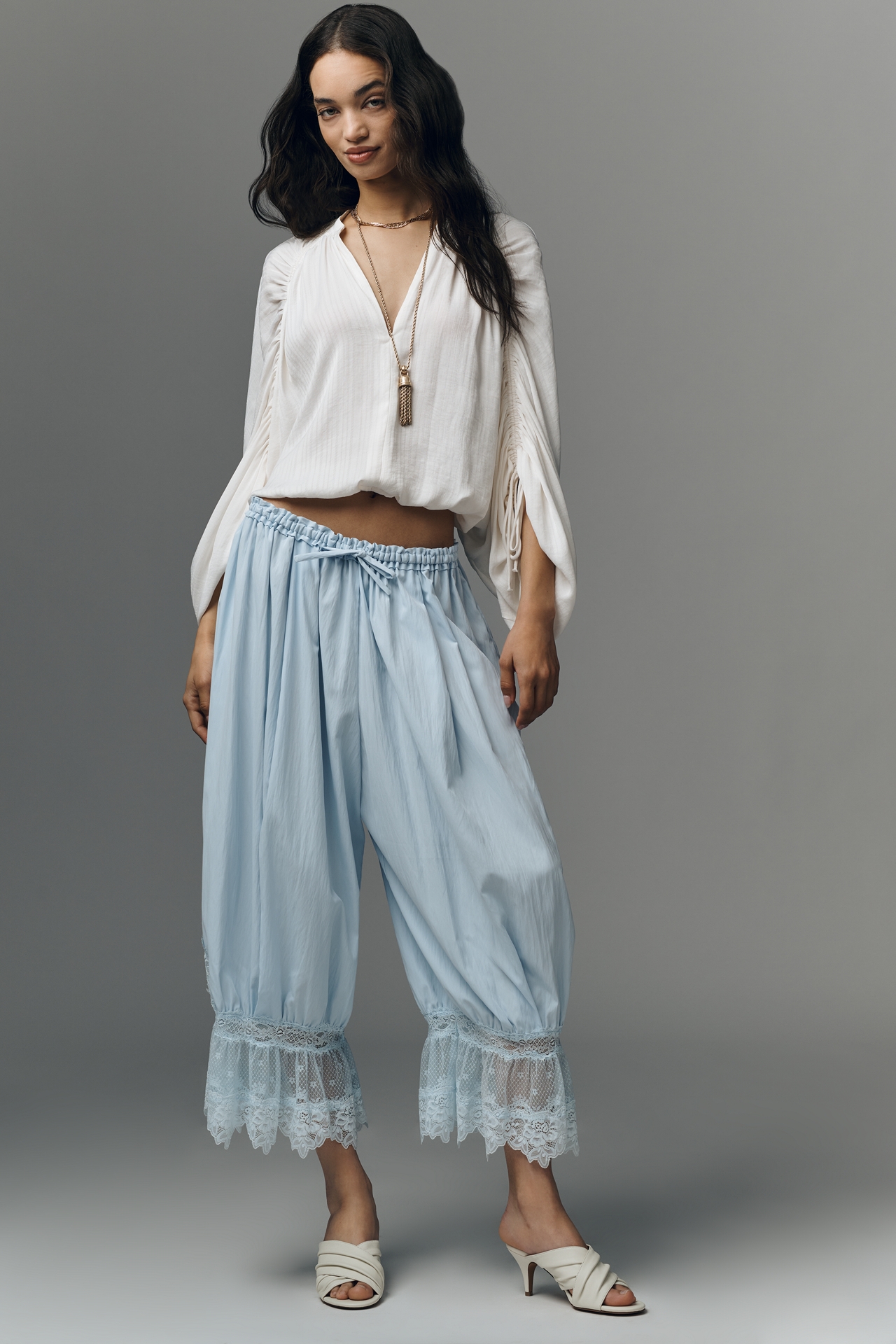 Mare Petticoat Lace Pants