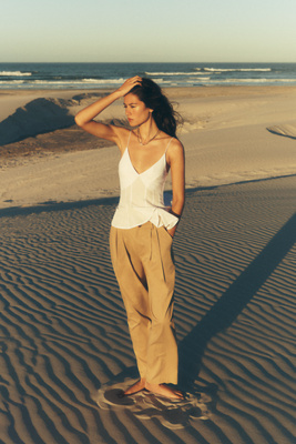 Mare Mare Cotton Tapered Chino Pants