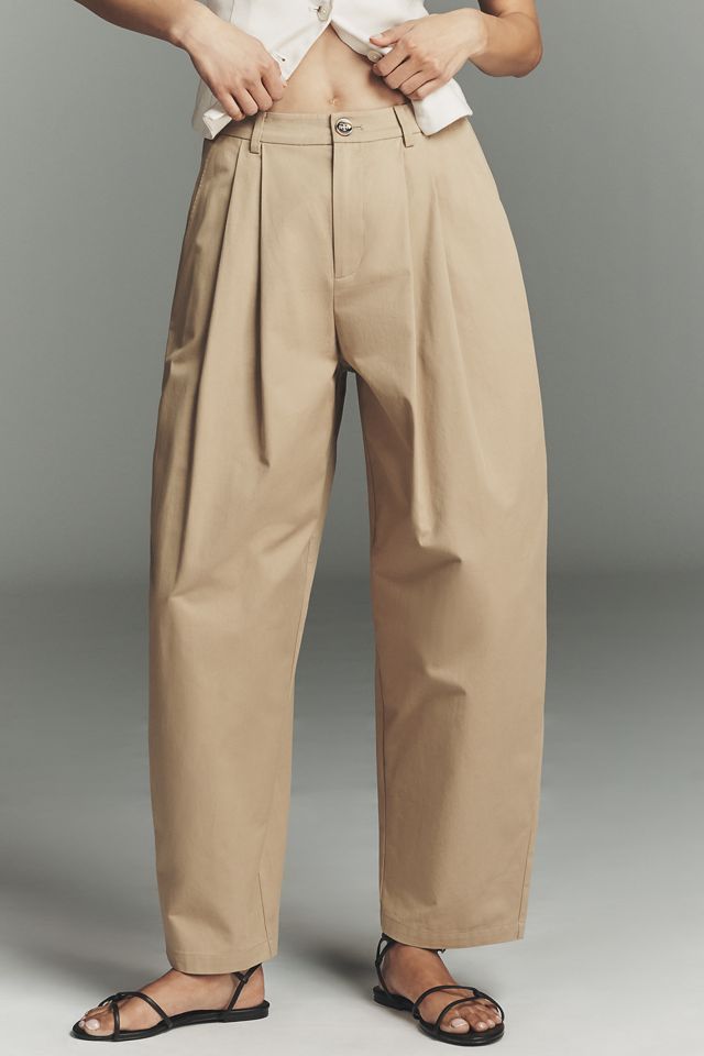 Mare Mare Cotton Tapered Chino Pants | Anthropologie