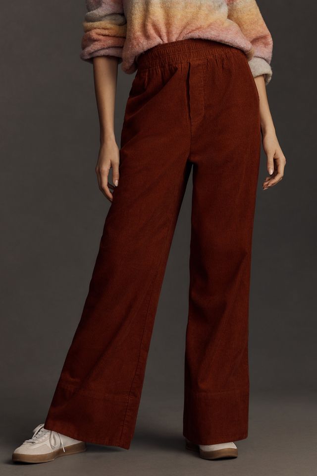 Maeve Corduroy Pull-On Trouser Pants #1
