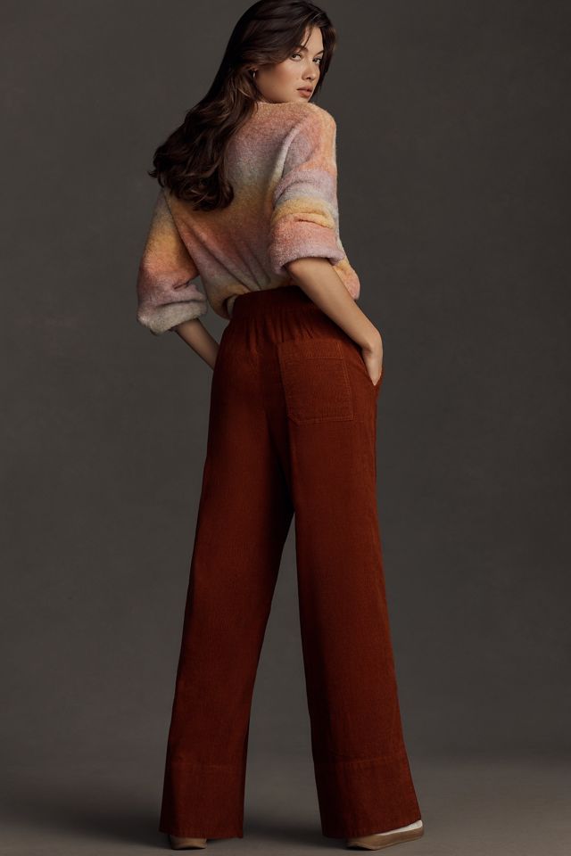 Maeve Corduroy Pull-On Trouser Pants #3