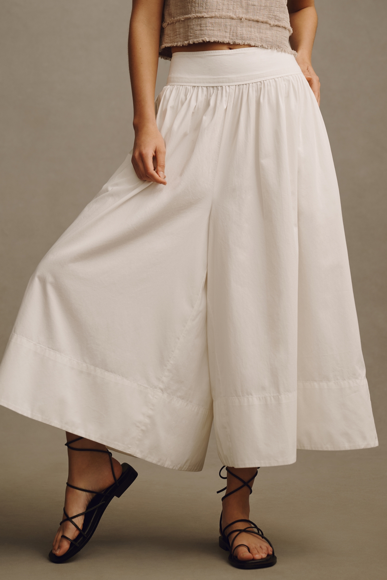 Maeve Skirty Poplin Culottes