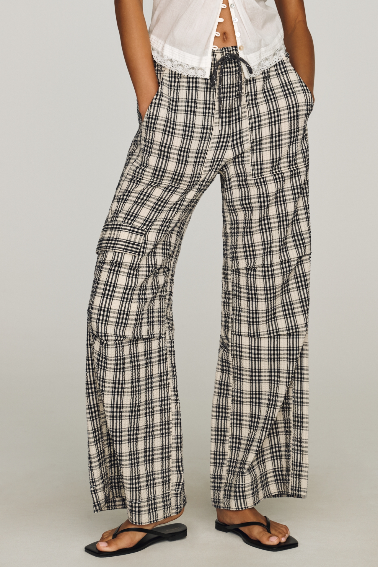 Pilcro Cotton Cargo Pants