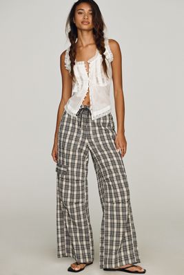 Pilcro Textured Cotton Cargo Pants