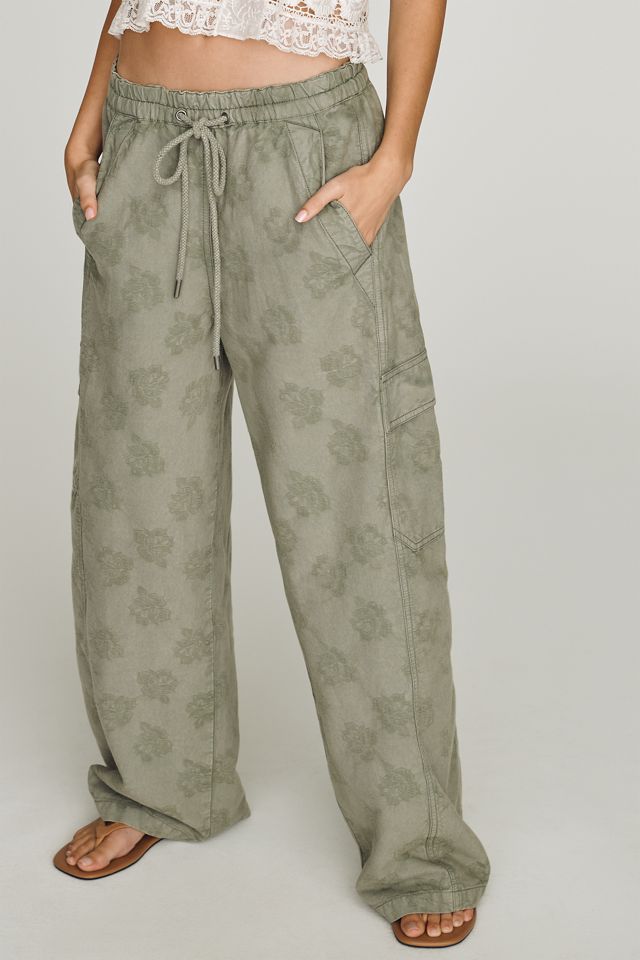 Pilcro Izzie Relaxed Pull-On Barrel Pants | Anthropologie