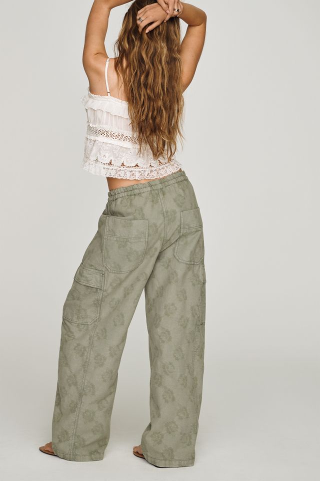 Pilcro Izzie Relaxed Pull-On Barrel Pants | Anthropologie