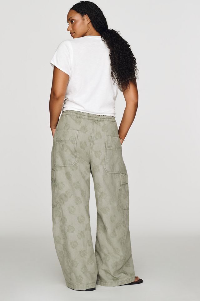 Pilcro Izzie Relaxed Full-Length Cargo Barrel Pants #9