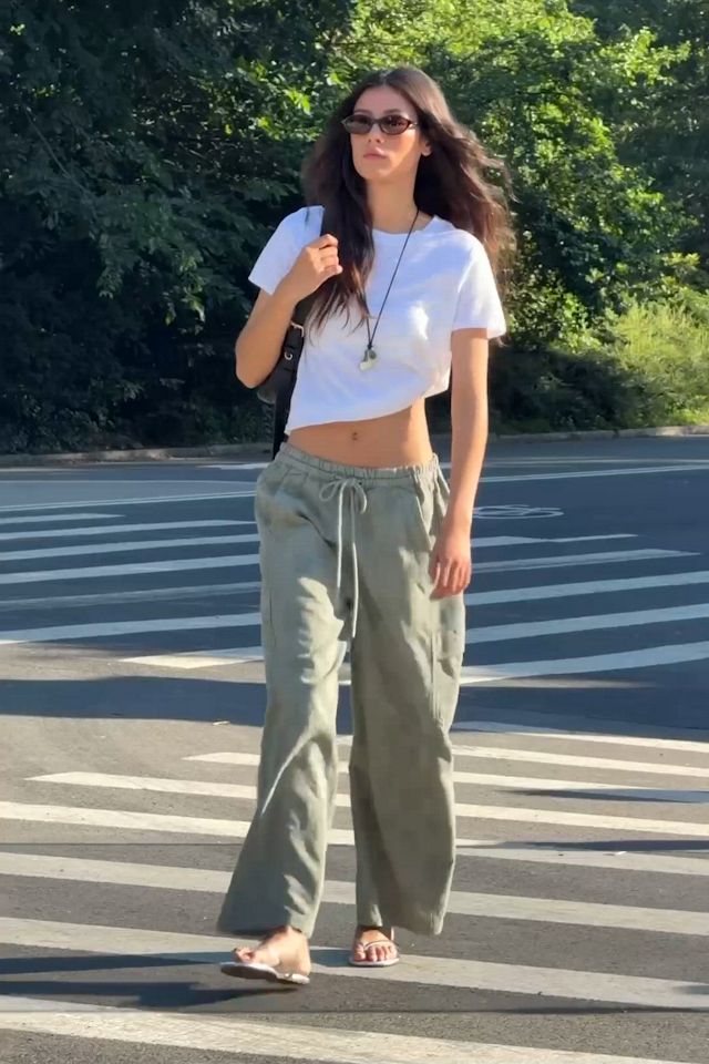 I フレアカーゴXL Pilcro Izzie Relaxed Full-Length Cargo Barrel Pants | Anthropologie